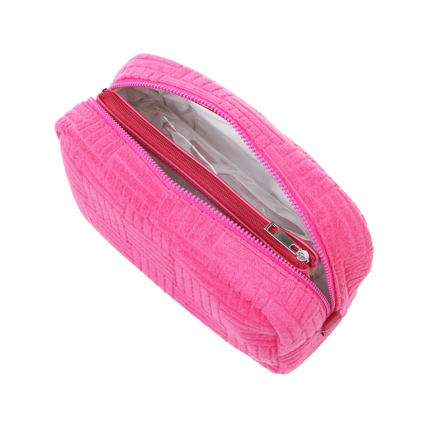 Large Terry Cosmetic Case Pink