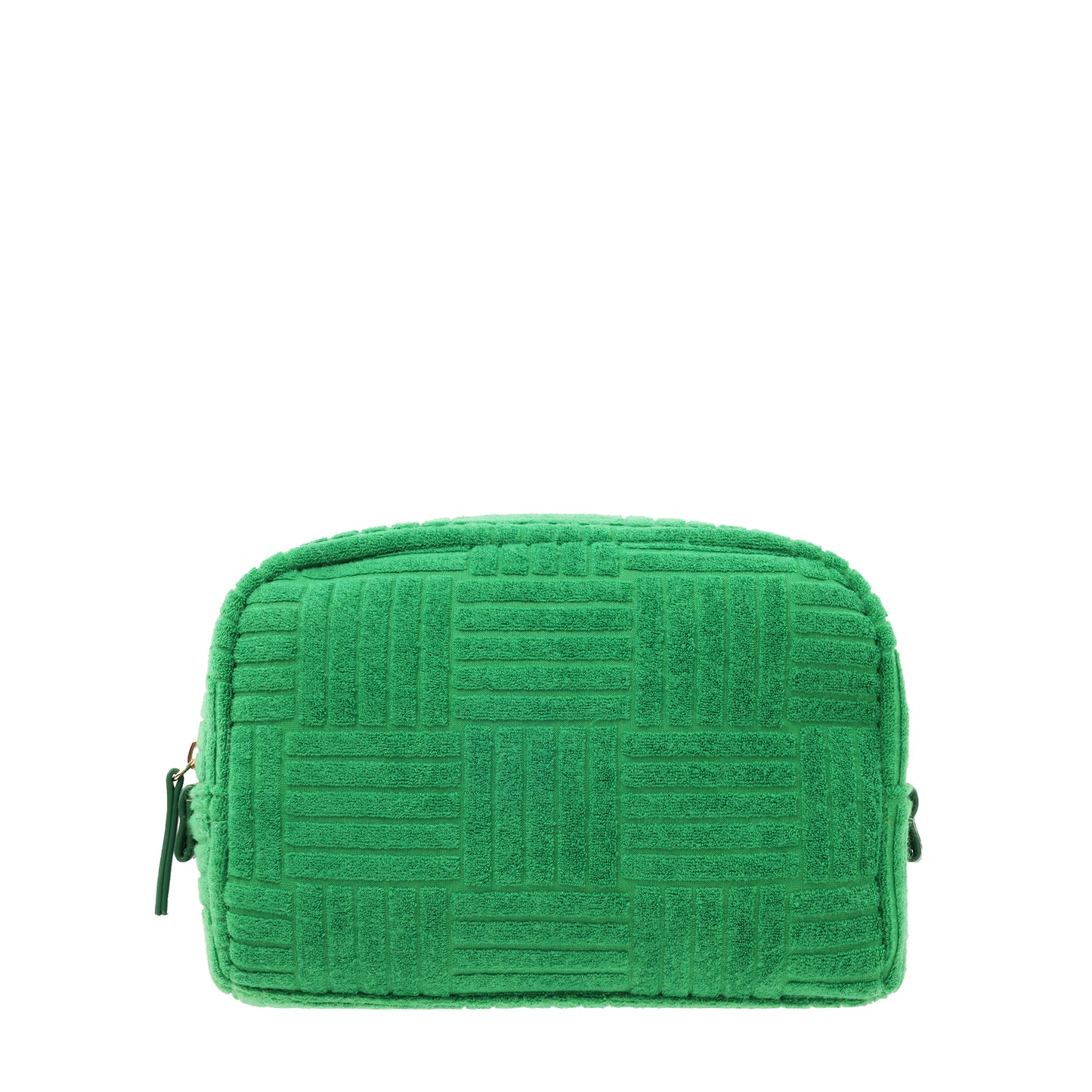 Small Terry Cosmetic Case Green