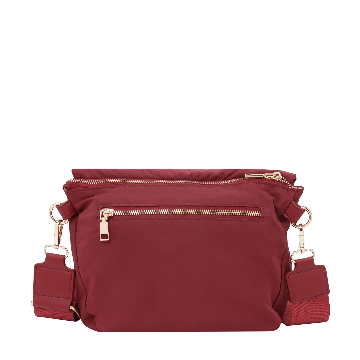 Nylon Crossbody Burgundy