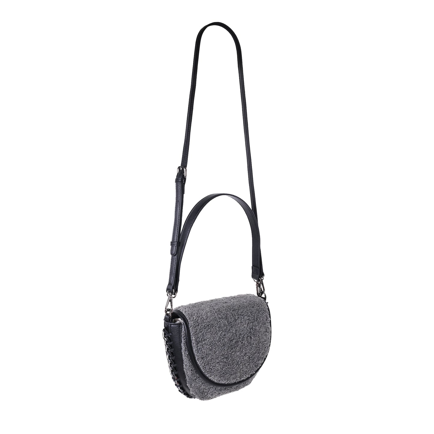 Sherpa Shoulder Bag Grey