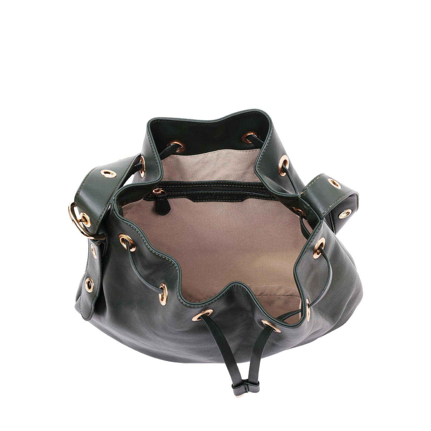 Faux Leather Hobo Green