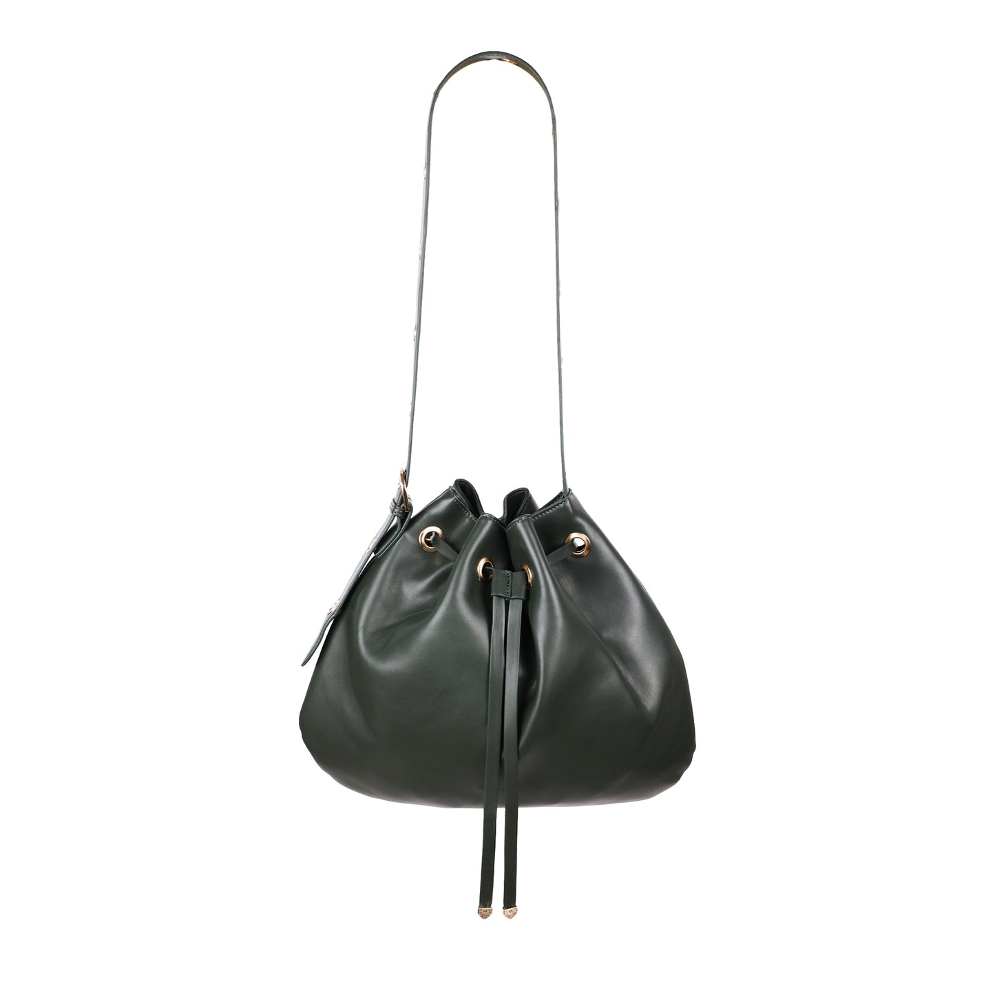 Faux Leather Hobo Green