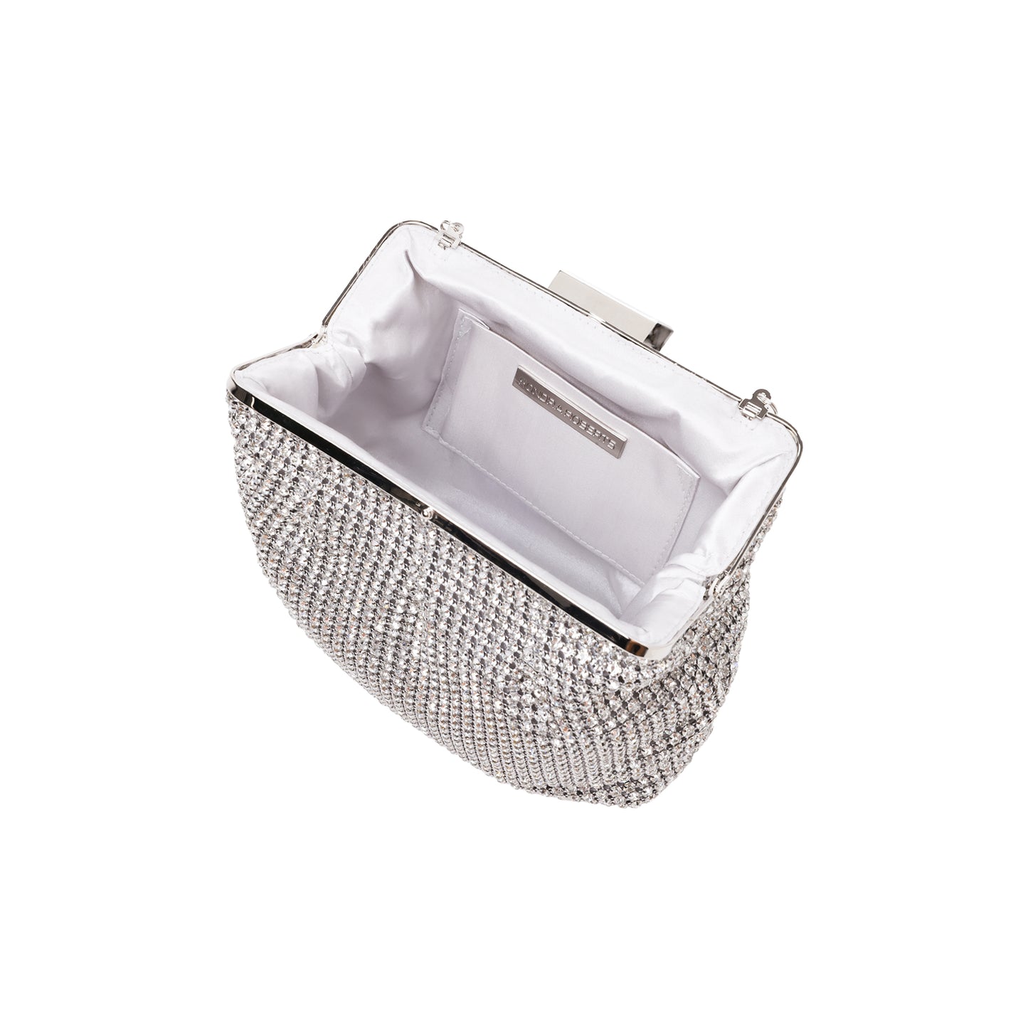 Rhinestone Clutch Silver