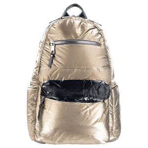 Color-block Nylon Backpack